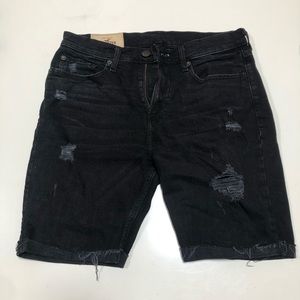 Hollister Black Jean Shorts